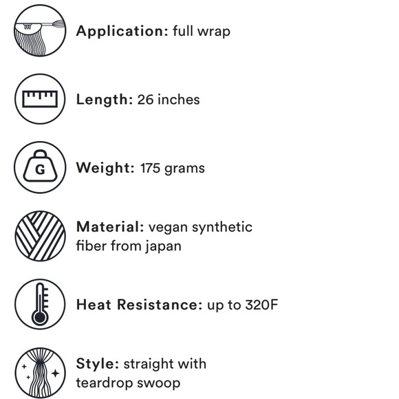 Preppy ponytail extension (dark brown) - Picture 3 of 5